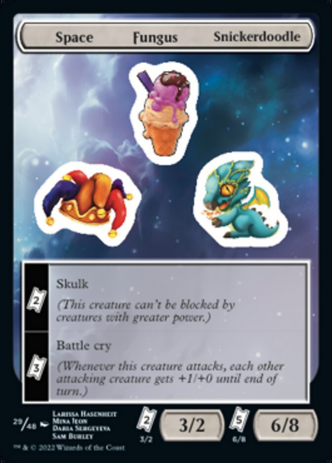 Space Fungus Snickerdoodle [Unfinity Stickers] | Tabernacle Games