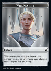 Will Kenrith Emblem // Copy Double-Sided Token [Commander Legends: Battle for Baldur's Gate Tokens] | Tabernacle Games