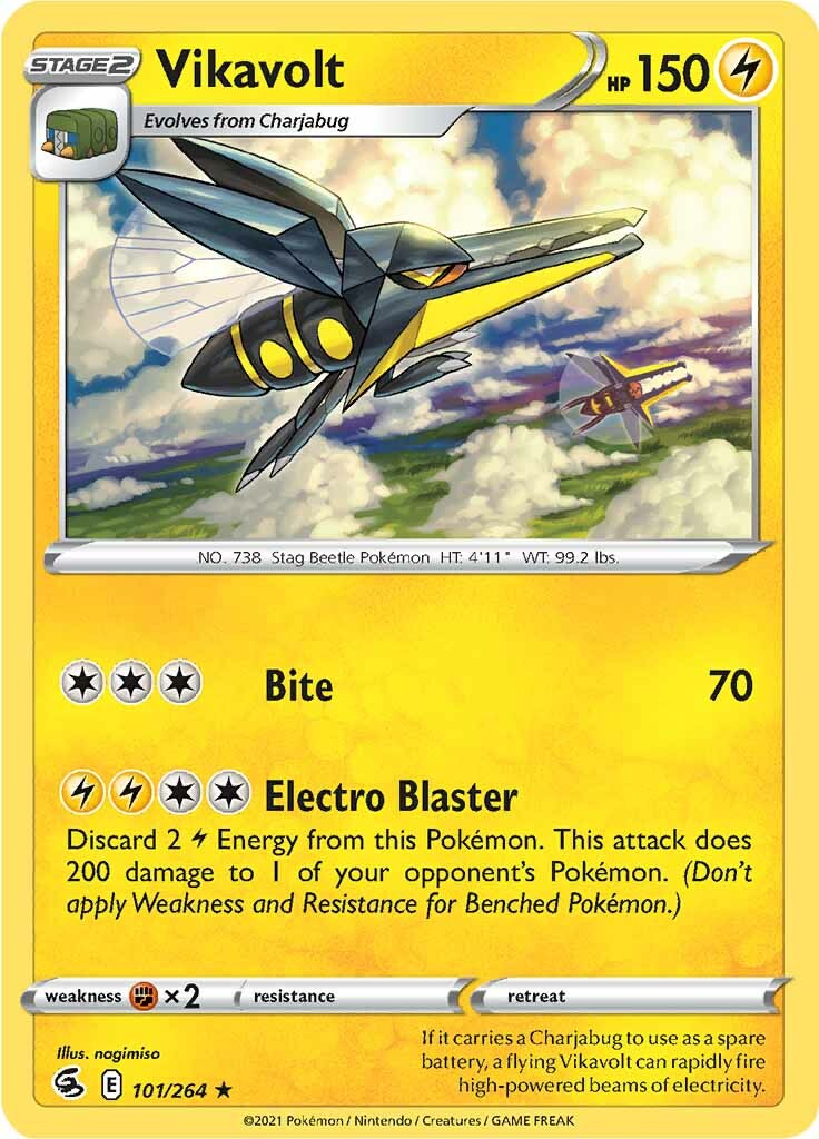 Vikavolt (101/264) [Sword & Shield: Fusion Strike] | Tabernacle Games