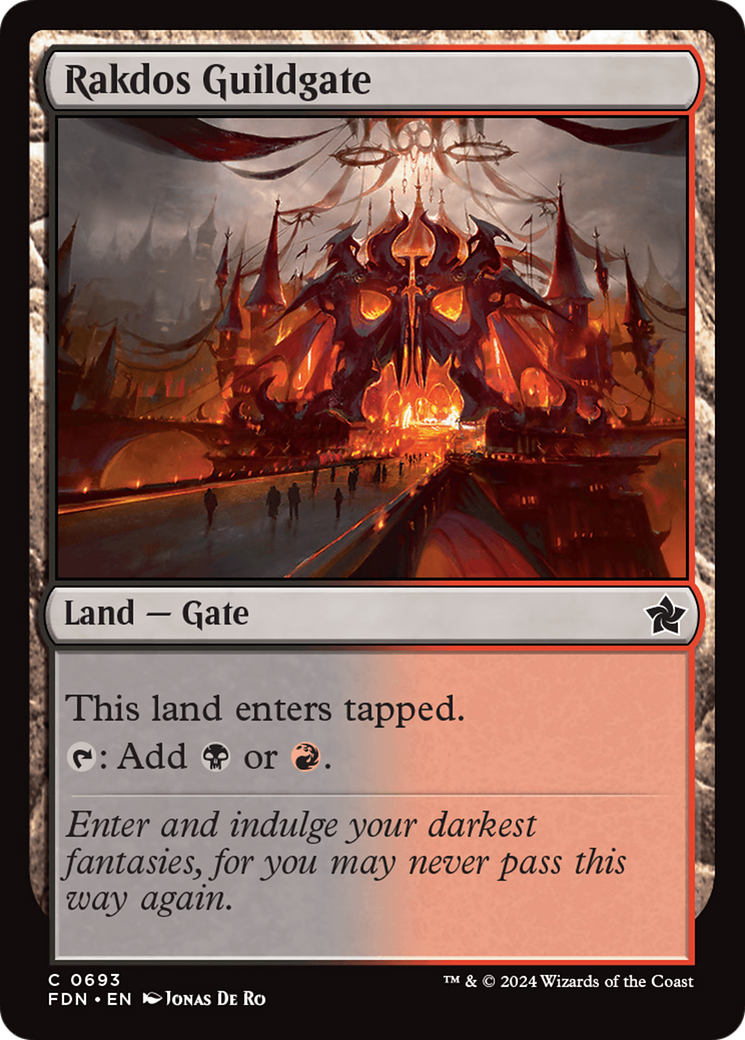 Rakdos Guildgate [Foundations] | Tabernacle Games