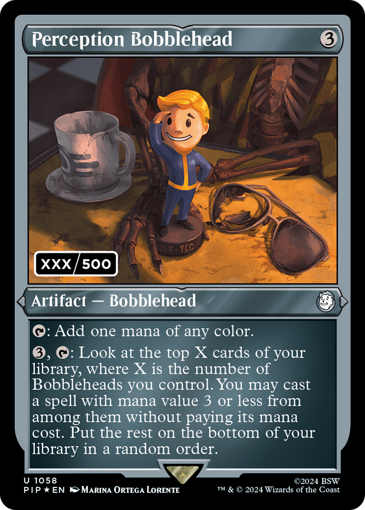 Perception Bobblehead (Serial Numbered) [Fallout] | Tabernacle Games