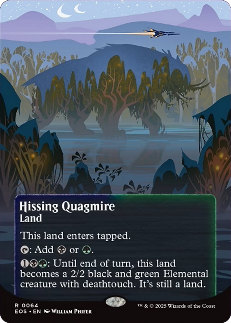Hissing Quagmire (0064) (Borderless) [Edge of Eternities: Stellar Sights] | Tabernacle Games
