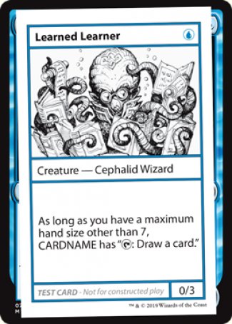 Learned Learner (2021 Edition) [Mystery Booster Playtest Cards] | Tabernacle Games