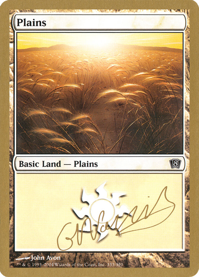 Plains (gn333) (Gabriel Nassif) [World Championship Decks 2004] | Tabernacle Games