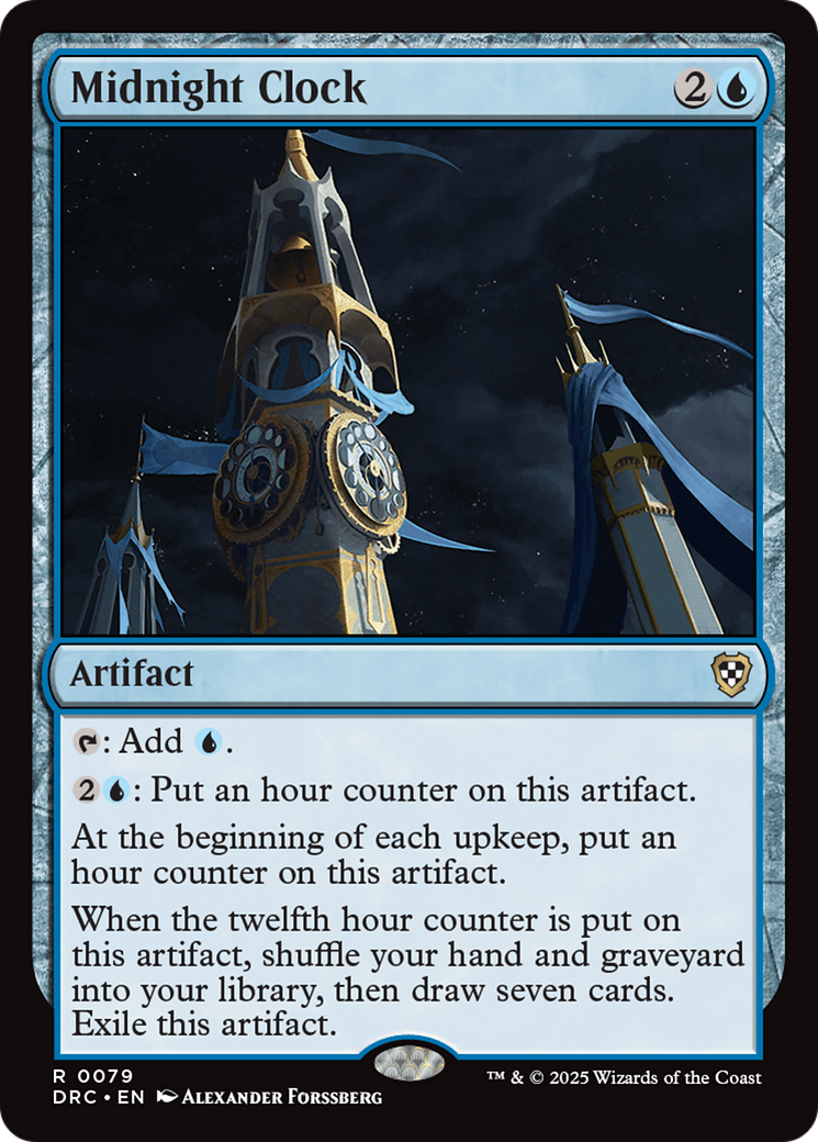 Midnight Clock [Aetherdrift Commander] | Tabernacle Games