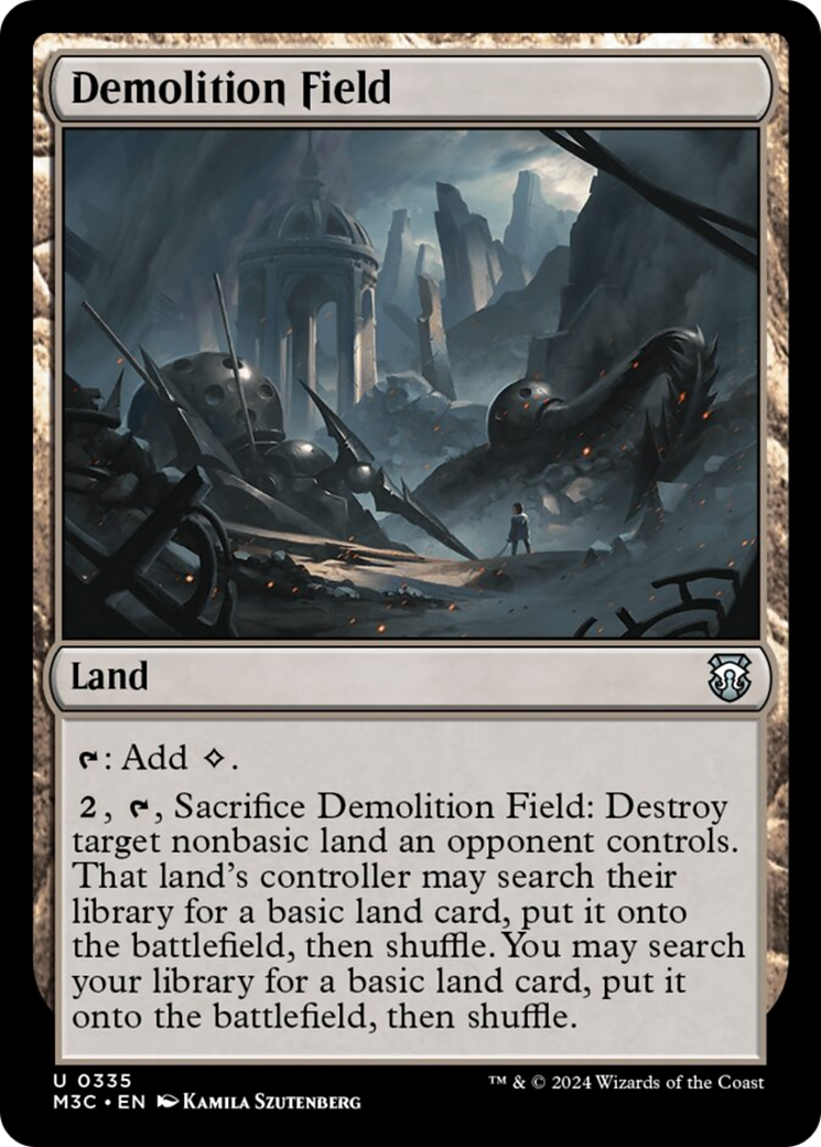 Demolition Field (Ripple Foil) [Modern Horizons 3 Commander] | Tabernacle Games