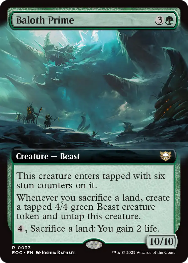 Baloth Prime (Extended Art) [Edge of Eternities Commander] | Tabernacle Games