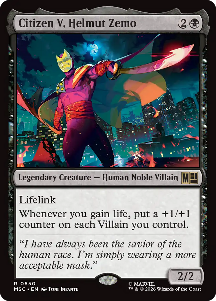 Citizen V, Helmut Zemo [Marvel Super Heroes Commander] | Tabernacle Games
