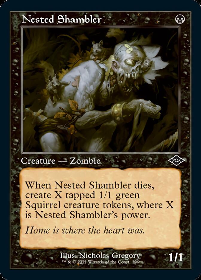 Nested Shambler (Retro Foil Etched) [Modern Horizons 2] | Tabernacle Games