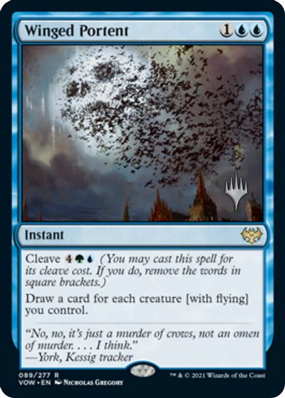 Winged Portent (Promo Pack) [Innistrad: Crimson Vow Promos] | Tabernacle Games