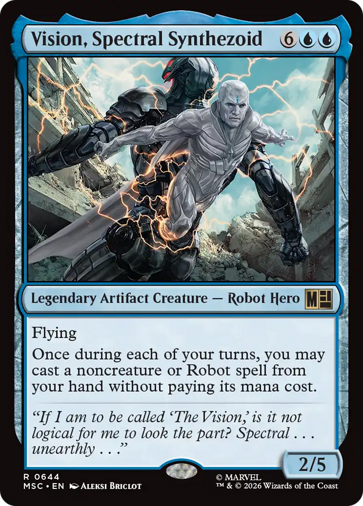 Vision, Spectral Synthezoid [Marvel Super Heroes Commander] | Tabernacle Games