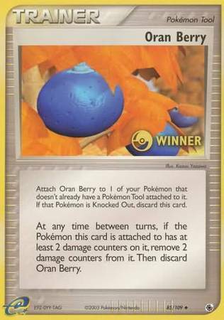 Oran Berry (85/109) (Winner) [EX: Ruby & Sapphire] | Tabernacle Games