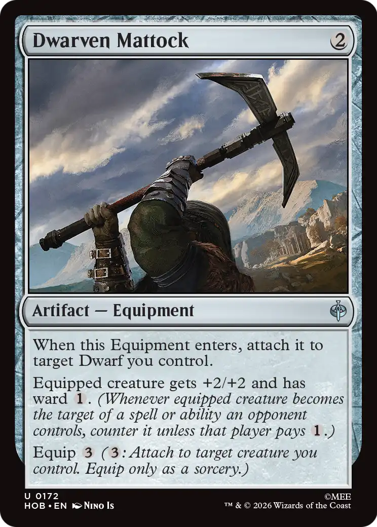 Dwarven Mattock [The Hobbit] | Tabernacle Games