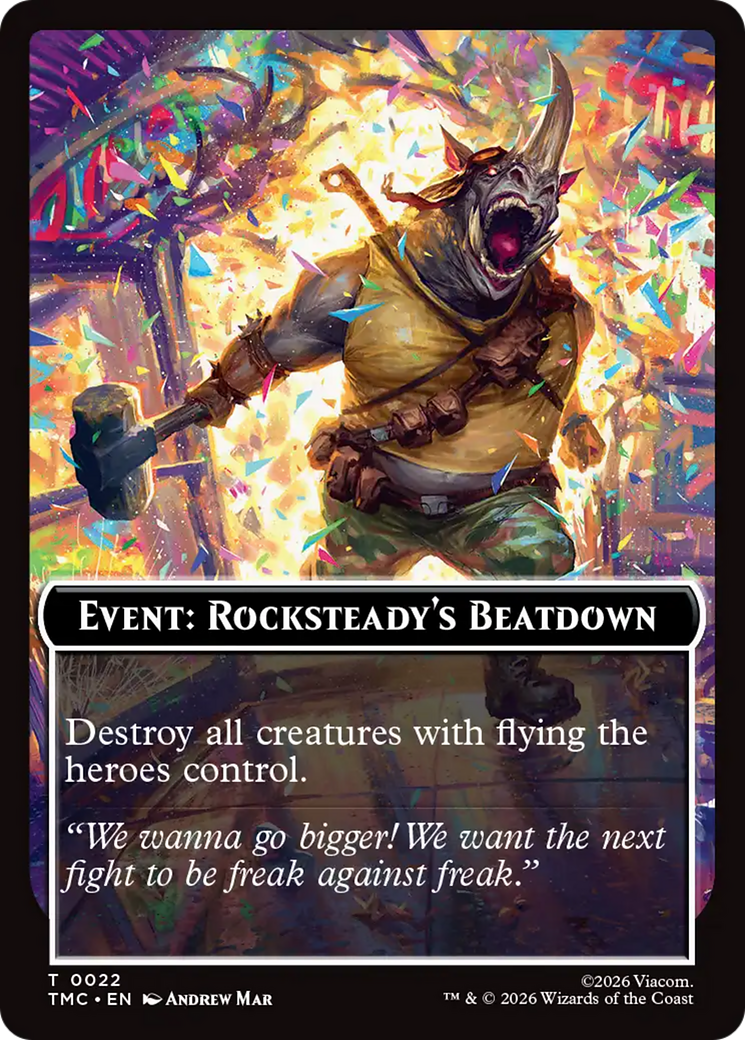 Event: Rocksteady's Beatdown [Teenage Mutant Ninja Turtles Commander Tokens] | Tabernacle Games
