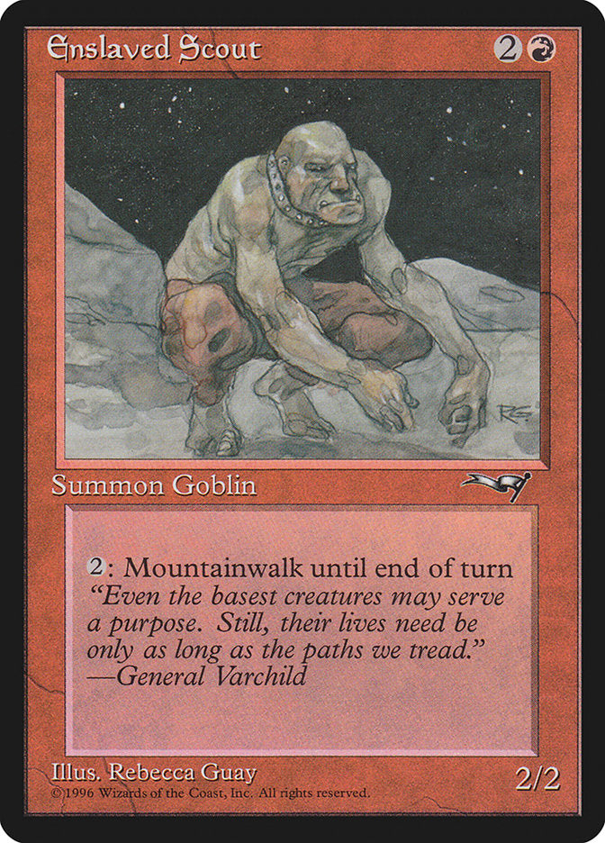 Enslaved Scout (Crouching) [Alliances] | Tabernacle Games