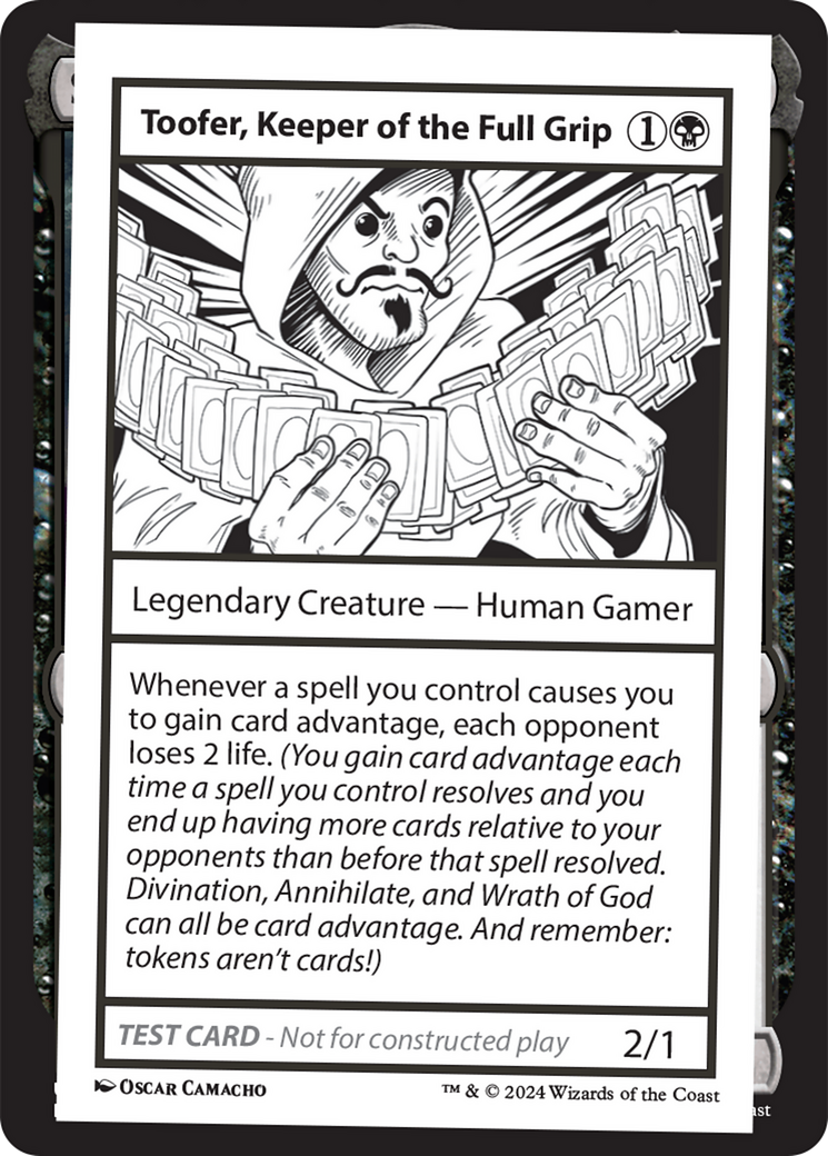 Toofer, Keeper of the Full Grip [Mystery Booster 2 Playtest Cards] | Tabernacle Games