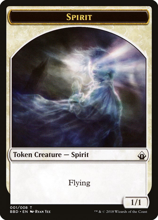 Spirit Token [Battlebond Tokens] | Tabernacle Games