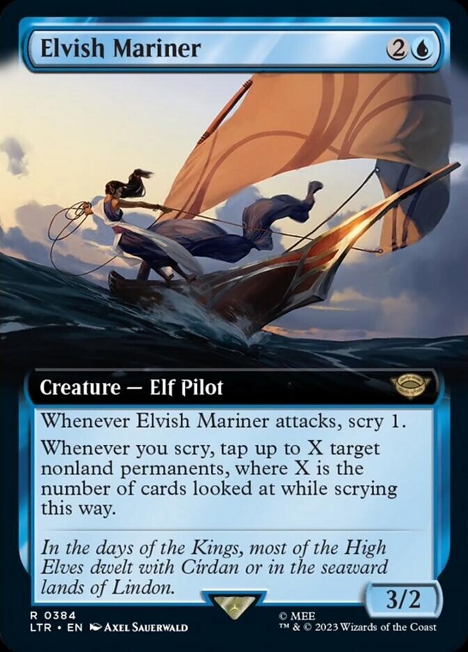 Elvish Mariner (Extended Art) [The Lord of the Rings: Tales of Middle-Earth] | Tabernacle Games