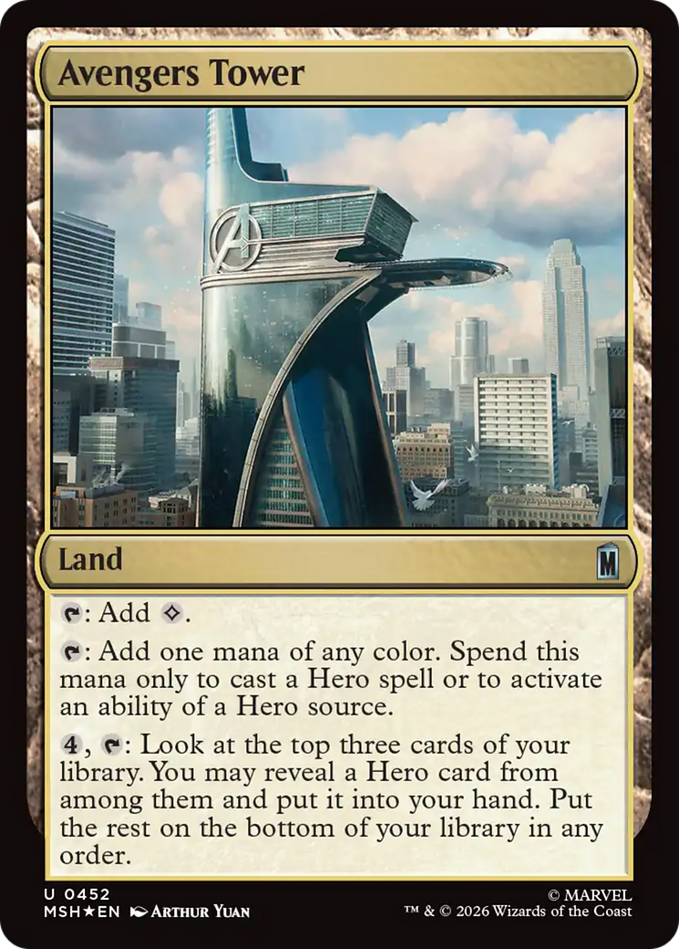 Avengers Tower (Surge Foil) [Marvel Super Heroes] | Tabernacle Games