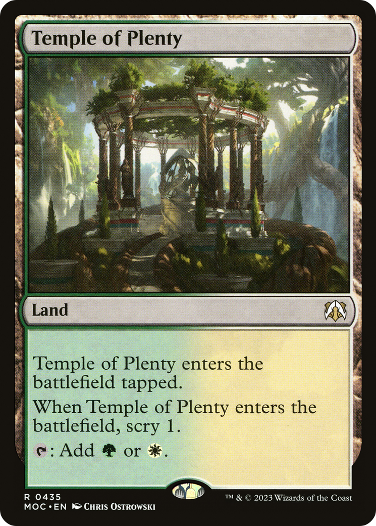 Temple of Plenty [March of the Machine Commander] | Tabernacle Games