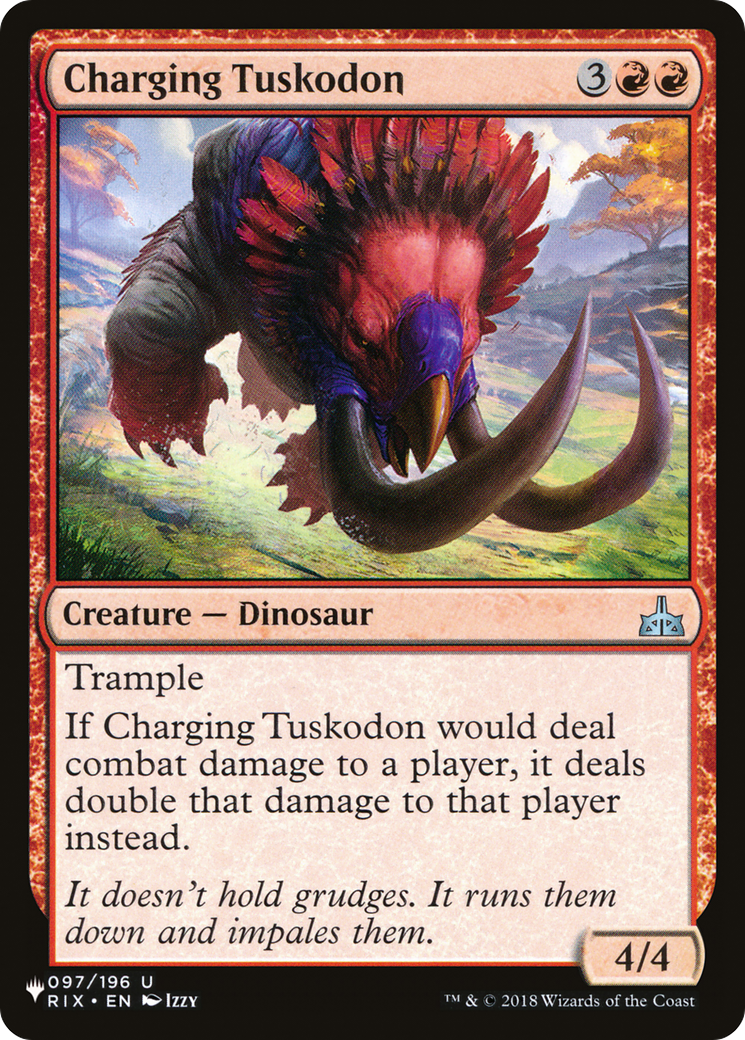 Charging Tuskodon [The List] | Tabernacle Games