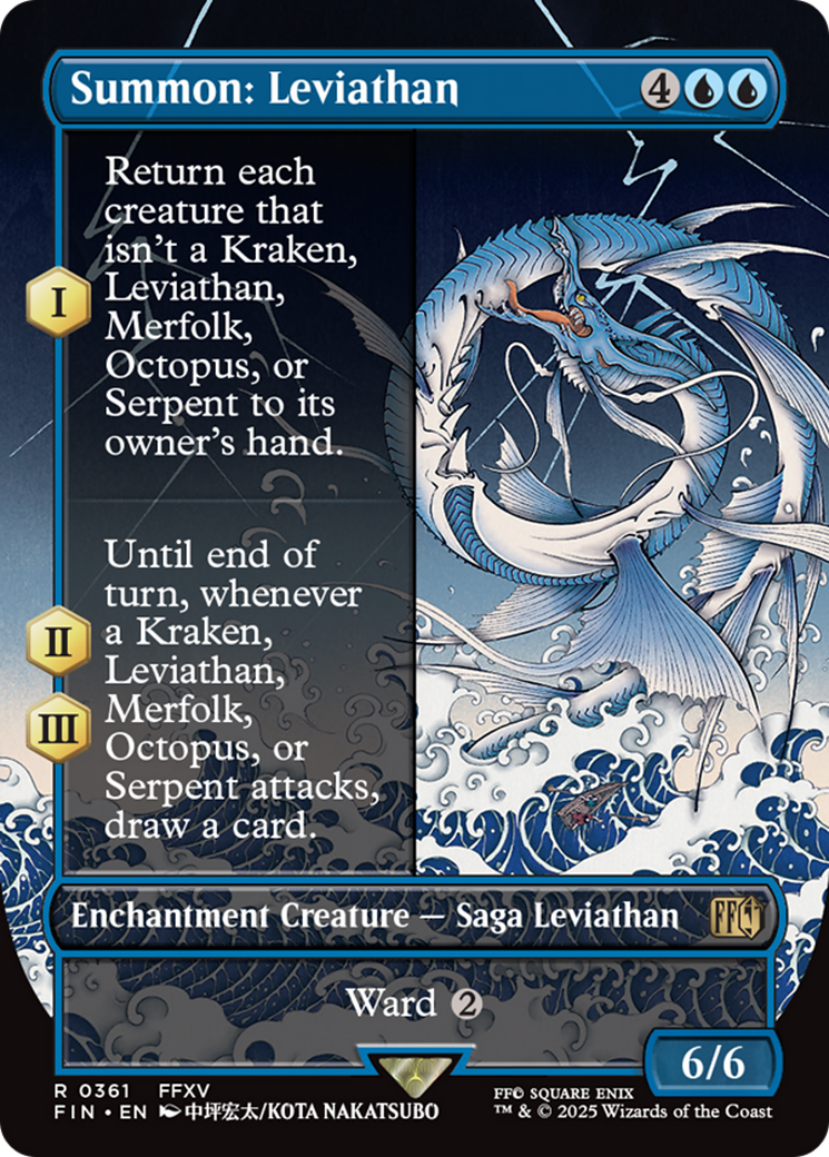 Summon: Leviathan (Borderless) [FINAL FANTASY] | Tabernacle Games
