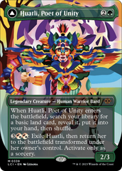 Huatli, Poet of Unity // Roar of the Fifth People (Borderless) [The Lost Caverns of Ixalan] | Maze of Fitzroy