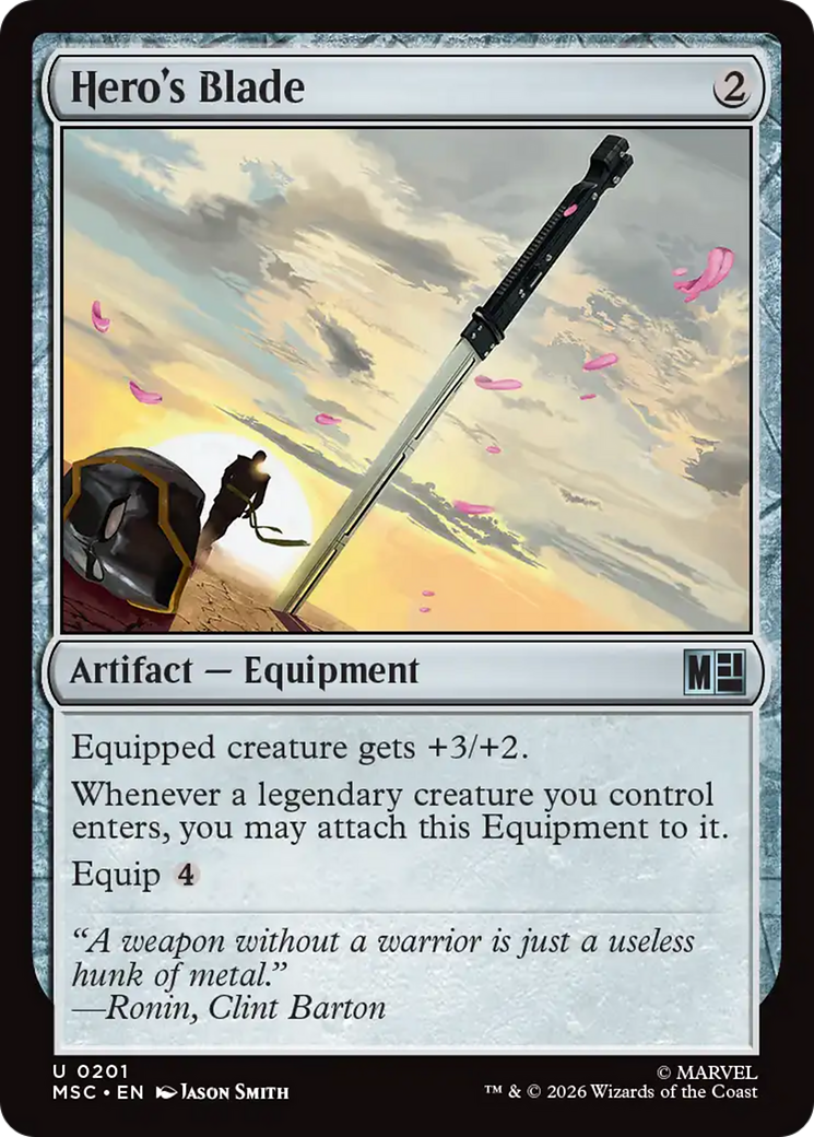 Hero's Blade [Marvel Super Heroes Commander] | Tabernacle Games