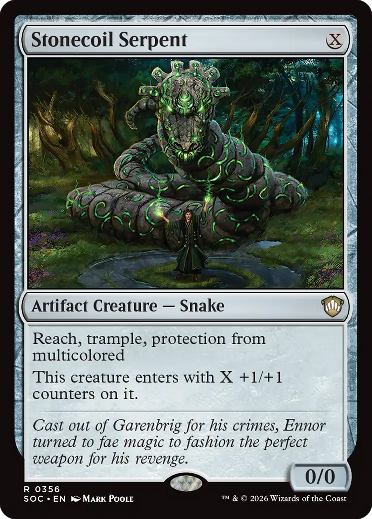 Stonecoil Serpent [Secrets of Strixhaven Commander] | Tabernacle Games