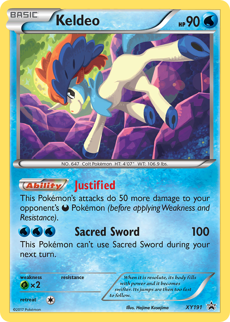 Keldeo (XY191) [XY: Black Star Promos] | Tabernacle Games