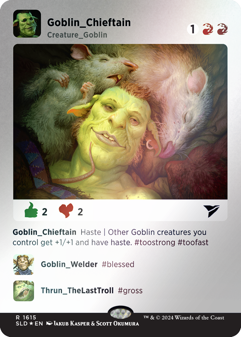 Goblin Chieftain (Rainbow Foil) [Secret Lair Drop Series] | Tabernacle Games