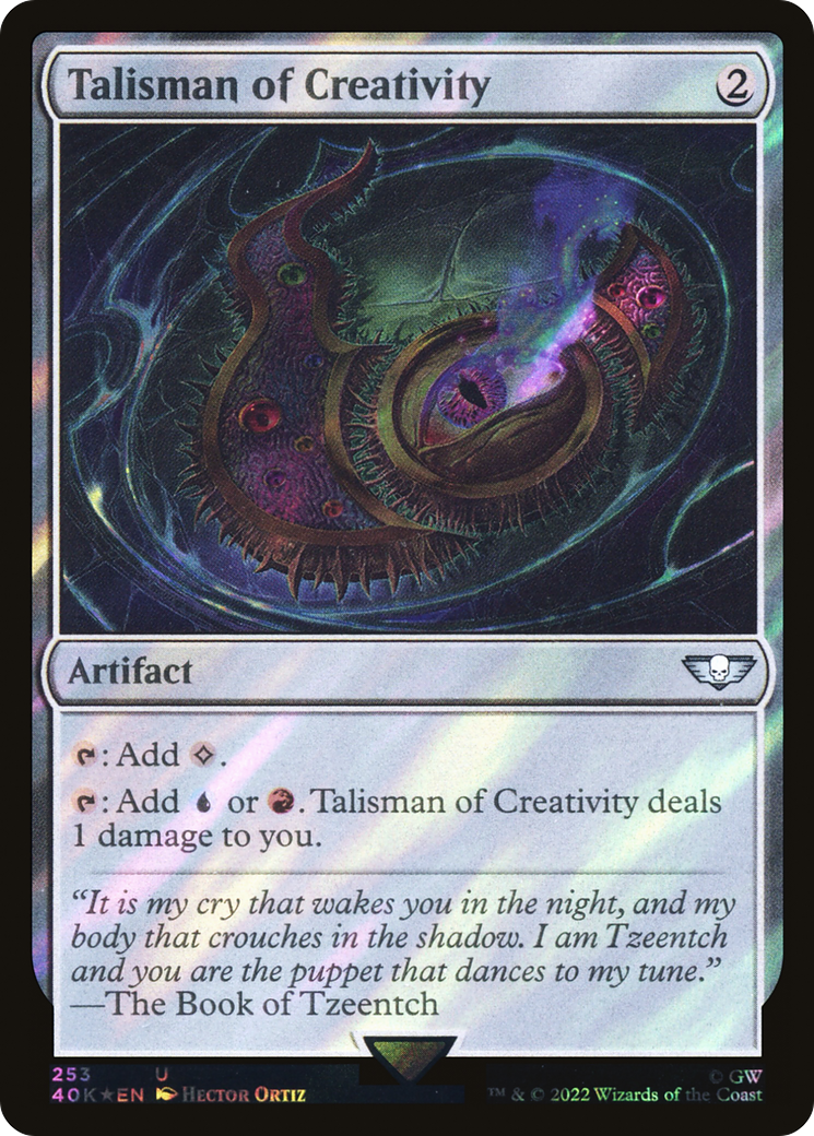 Talisman of Creativity (Surge Foil) [Marvel Super Heroes Commander] | Tabernacle Games