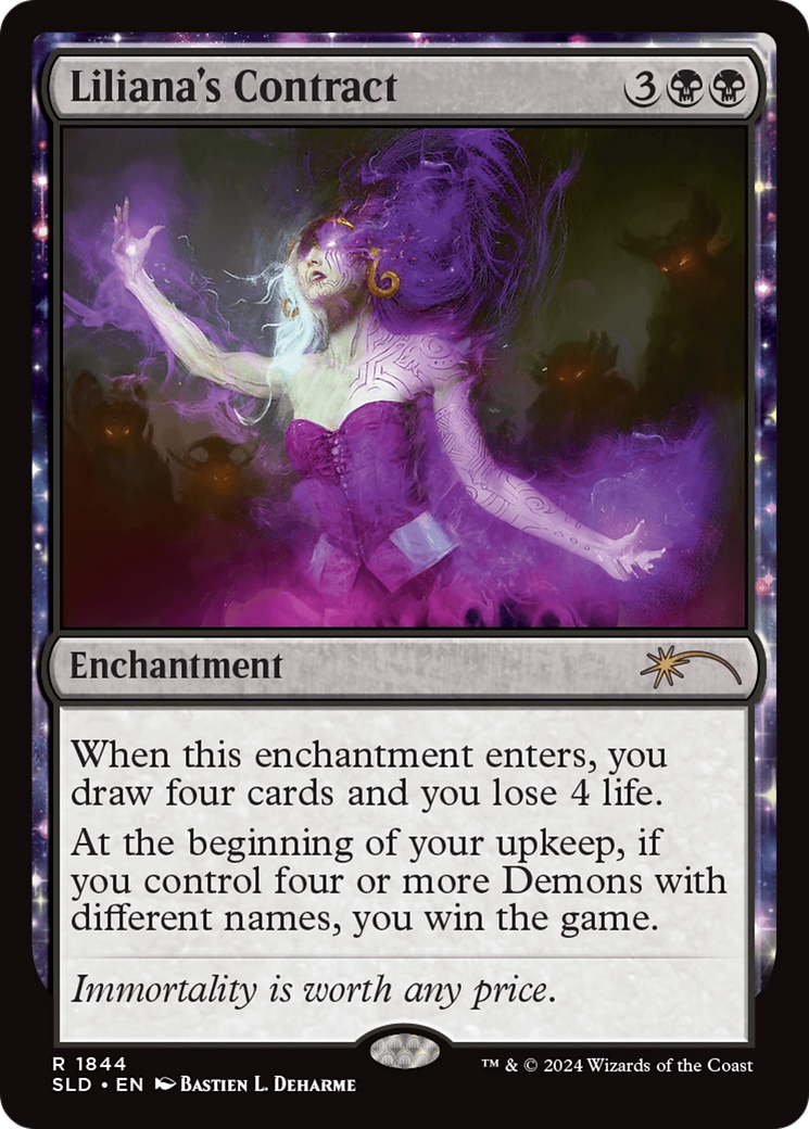 Liliana's Contract (1844) [Secret Lair Drop Series] | Tabernacle Games