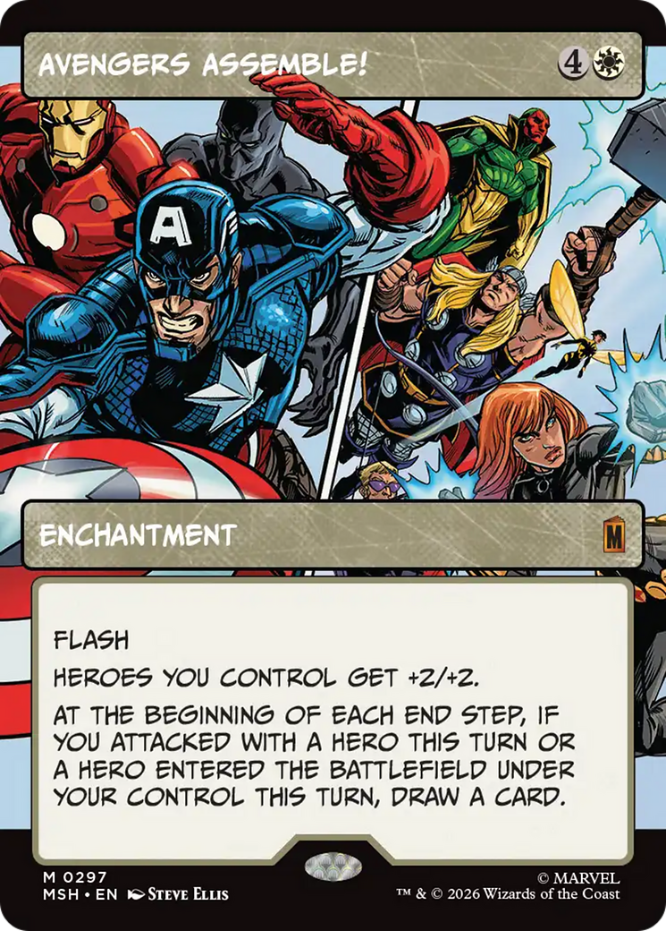Avengers Assemble! (Borderless) (0297) [Marvel Super Heroes] | Tabernacle Games
