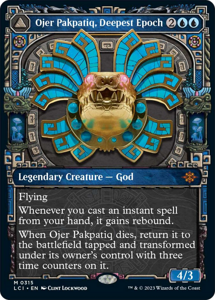 Ojer Pakpatiq, Deepest Epoch // Temple of Cyclical Time (Showcase) [The Lost Caverns of Ixalan] | Tabernacle Games