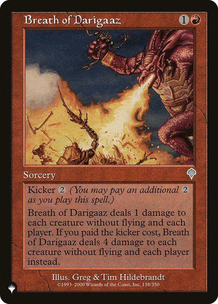 Breath of Darigaaz [The List Reprints] | Tabernacle Games