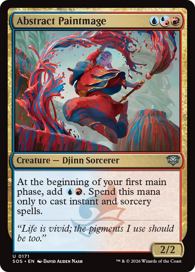 Abstract Paintmage [Secrets of Strixhaven] | Tabernacle Games