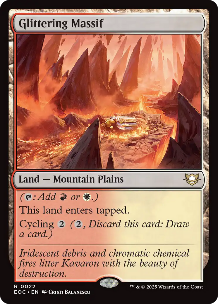 Glittering Massif [Edge of Eternities Commander] | Tabernacle Games