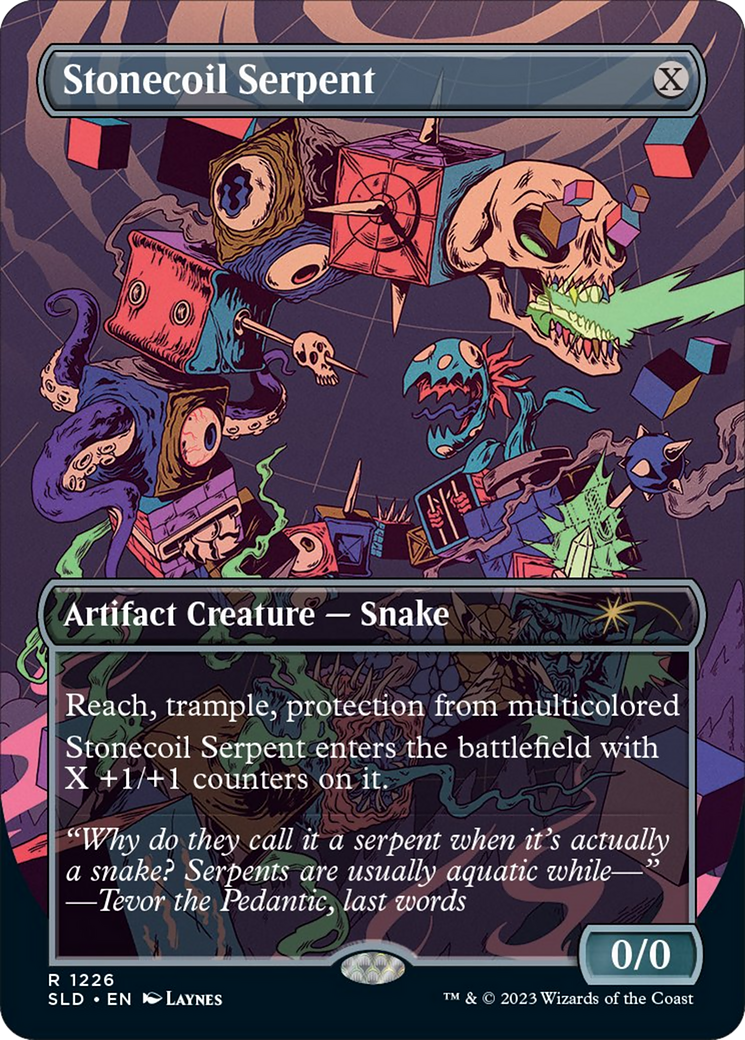 Stonecoil Serpent (Borderless) [Secret Lair Drop Series] | Tabernacle Games
