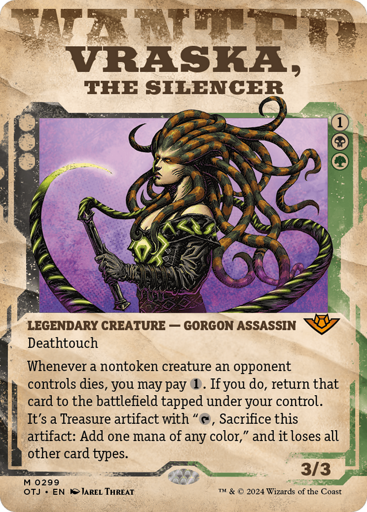 Vraska, the Silencer (Showcase) [Outlaws of Thunder Junction] | Tabernacle Games