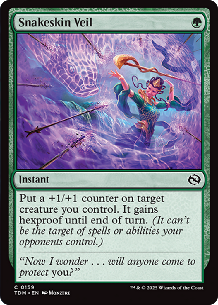 Snakeskin Veil [Tarkir: Dragonstorm] | Tabernacle Games