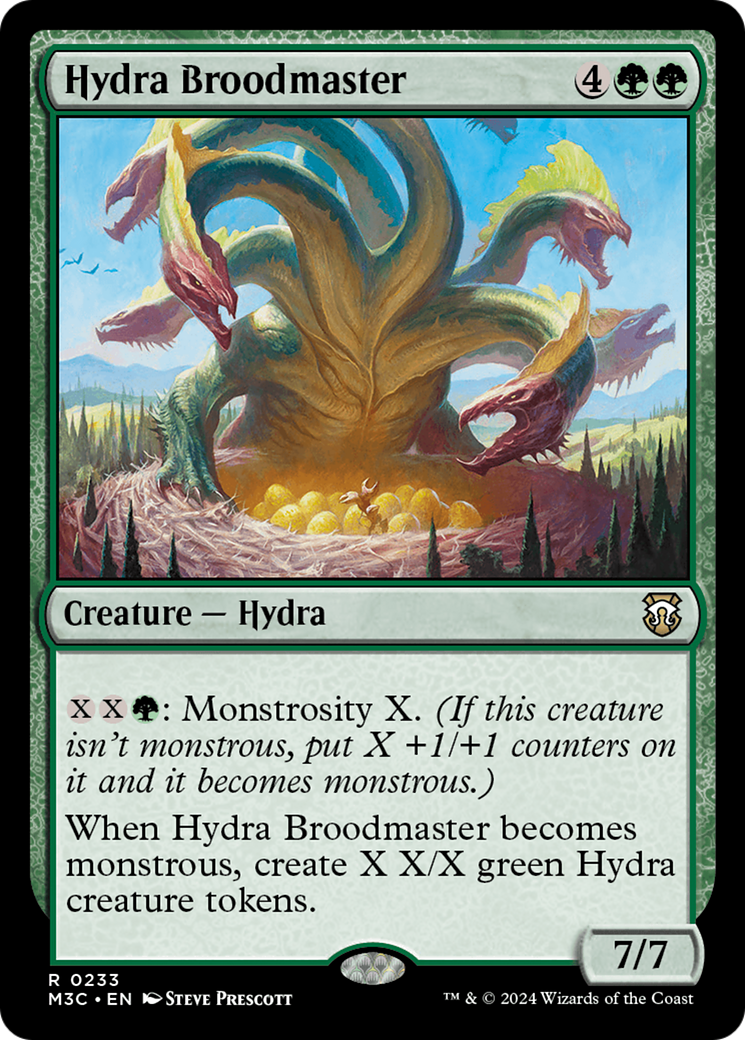 Hydra Broodmaster (Ripple Foil) [Modern Horizons 3 Commander] | Tabernacle Games