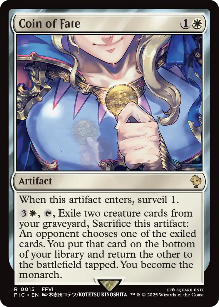 Coin of Fate [FINAL FANTASY Commander] | Tabernacle Games
