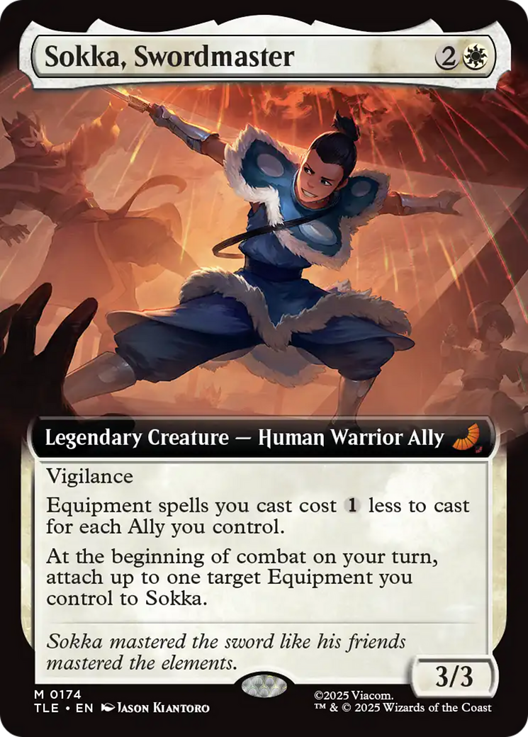 Sokka, Swordmaster (Extended Art) [Avatar: The Last Airbender: Eternal-Legal] | Tabernacle Games
