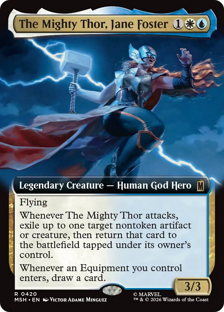 The Mighty Thor, Jane Foster (Extended Art) [Marvel Super Heroes] | Tabernacle Games