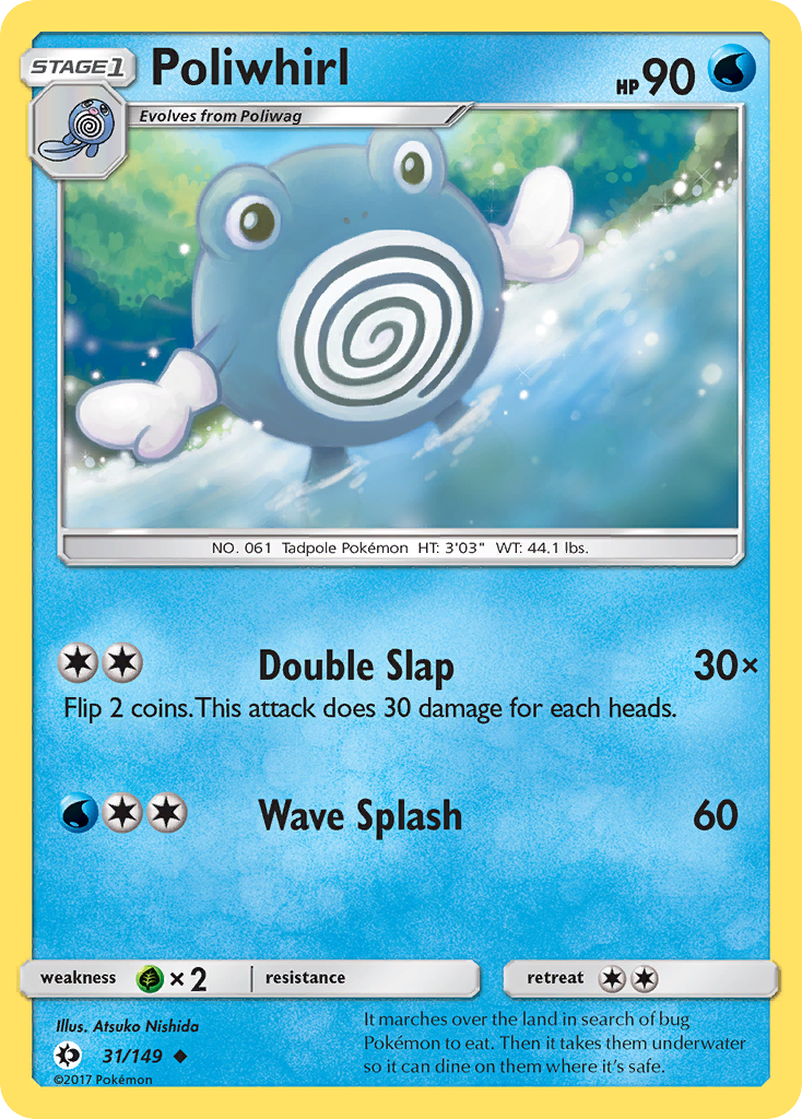 Poliwhirl (31/149) [Sun & Moon: Base Set] | Tabernacle Games