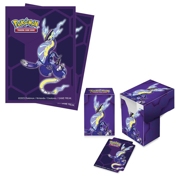 ULTRA PRO Pokémon Deck Protector/ Box Combo- Miraidon | Tabernacle Games