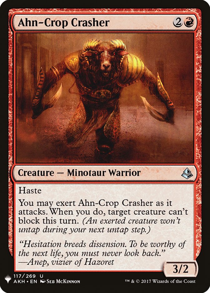 Ahn-Crop Crasher [Mystery Booster] | Tabernacle Games