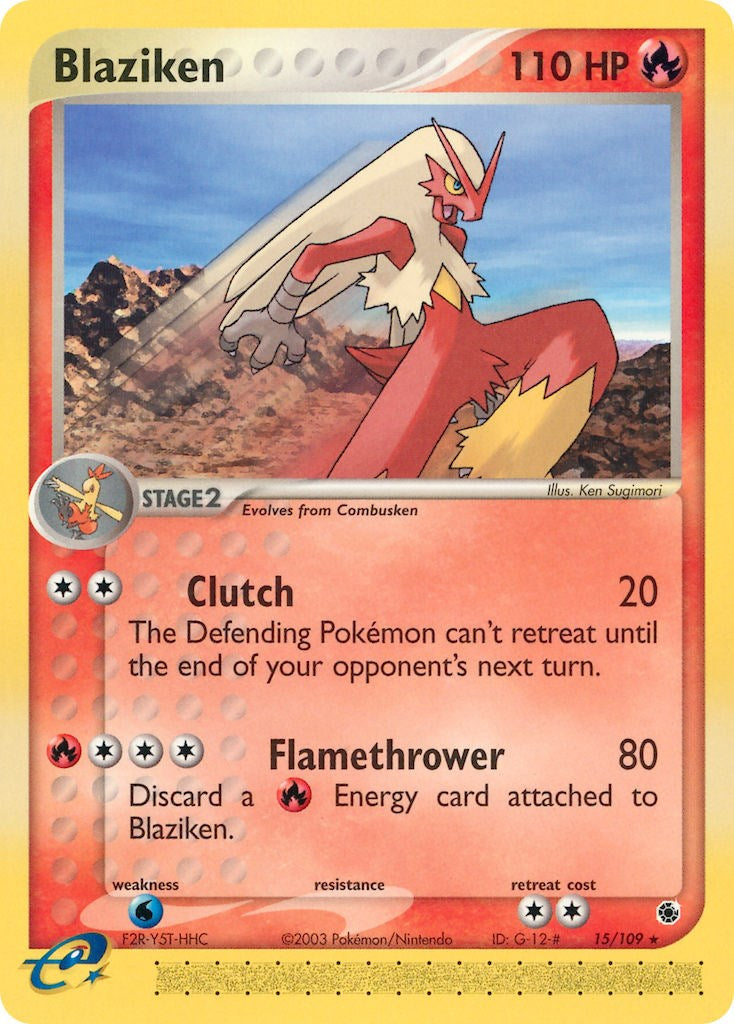 Blaziken (15/109) [EX: Ruby & Sapphire] | Tabernacle Games