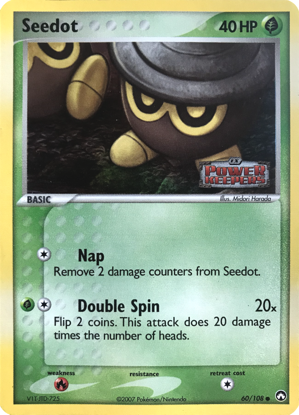 Seedot (60/108) (Stamped) [EX: Power Keepers] | Tabernacle Games